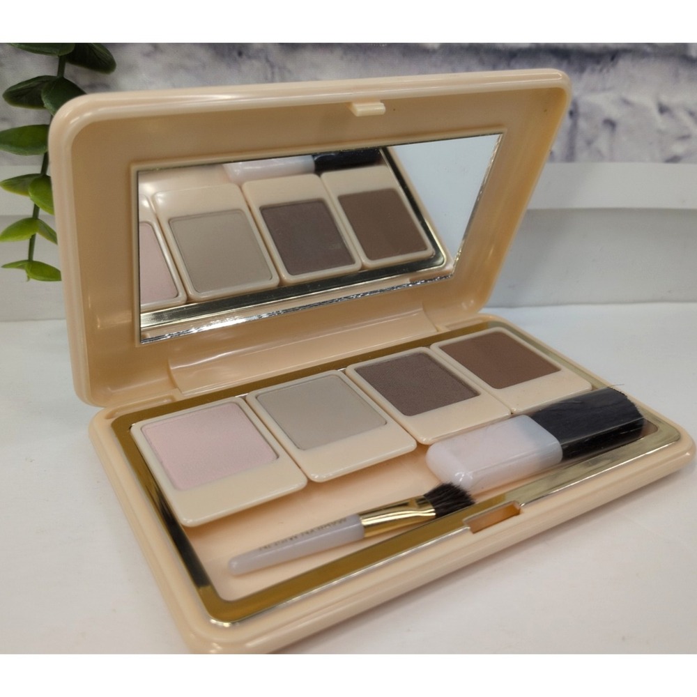 VNTG NEW!🥰Marilyn Miglin EYESHADOW Palette Applicator Brush Compact MakeUp
